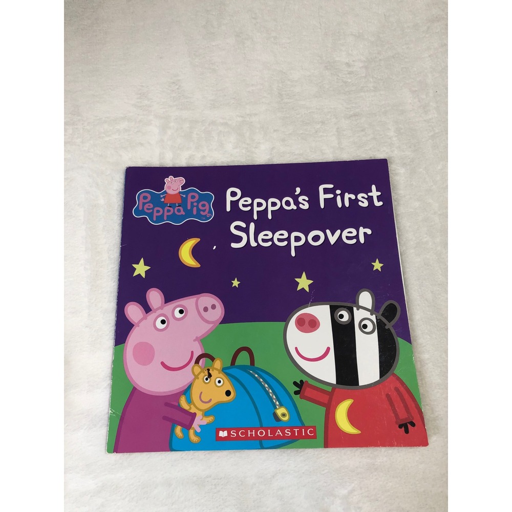 Peppa's First Sleepover Book Kids Paperback Illustrated Story